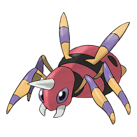 Official Ariados artwork - cute Ariados Pokémon card collector guide