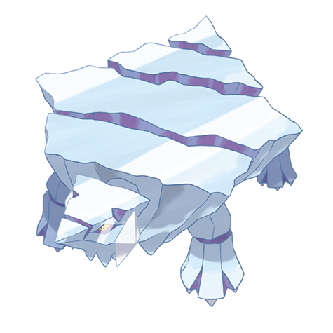 Official Avalugg artwork - cute Avalugg Pokémon card collector guide