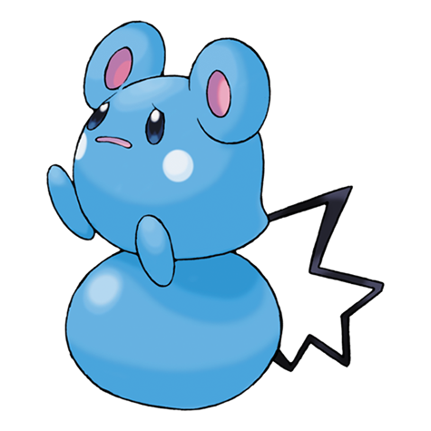 Official Azurill artwork - cute Azurill Pokémon card collector guide