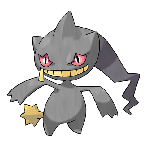 Official Banette artwork - cute Banette Pokémon card collector guide