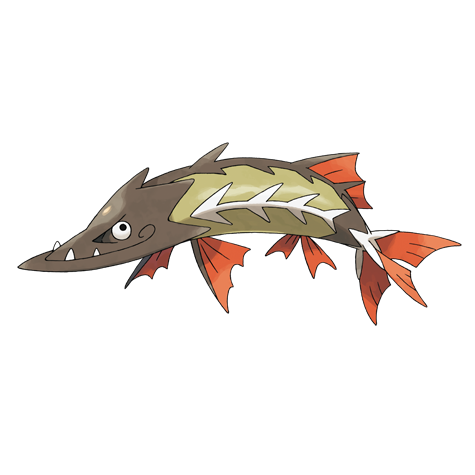 Official Barraskewda artwork - cute Barraskewda Pokémon card collector guide