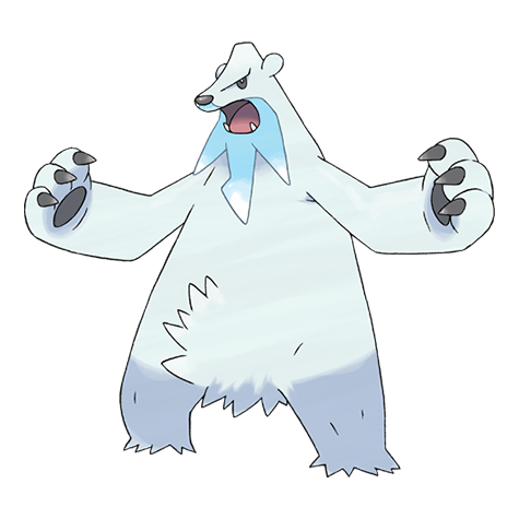 Official Beartic artwork - cute Beartic Pokémon card collector guide