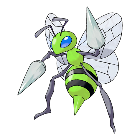 Beedrill Shiny palette