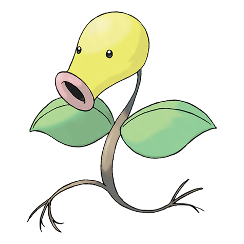 Official Bellsprout artwork - cute Bellsprout Pokémon card collector guide