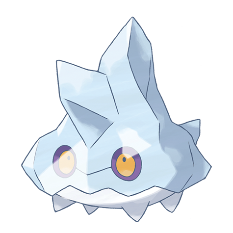 Official Bergmite artwork - cute Bergmite Pokémon card collector guide