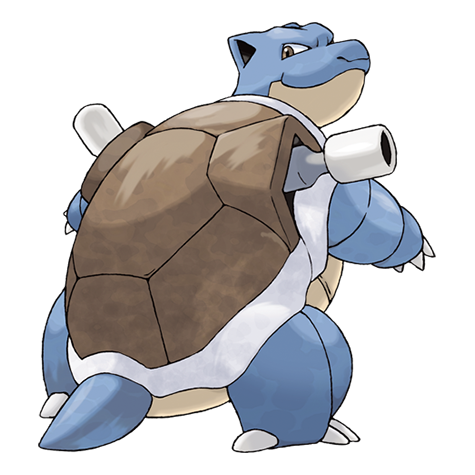 Blastoise Official artwork