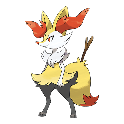 Official Braixen artwork - cute Braixen Pokémon card collector guide