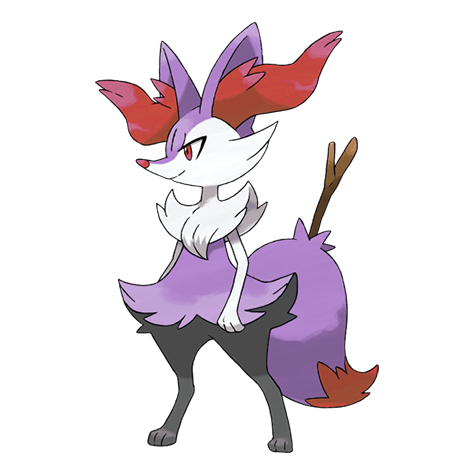 Braixen Shiny palette