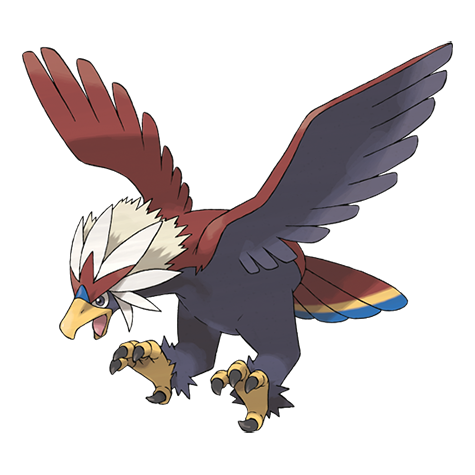 Official Braviary artwork - cute Braviary Pokémon card collector guide
