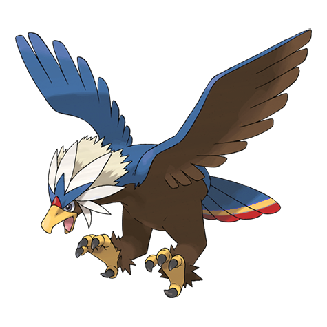 Braviary Shiny palette