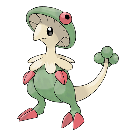 Official Breloom artwork - cute Breloom Pokémon card collector guide