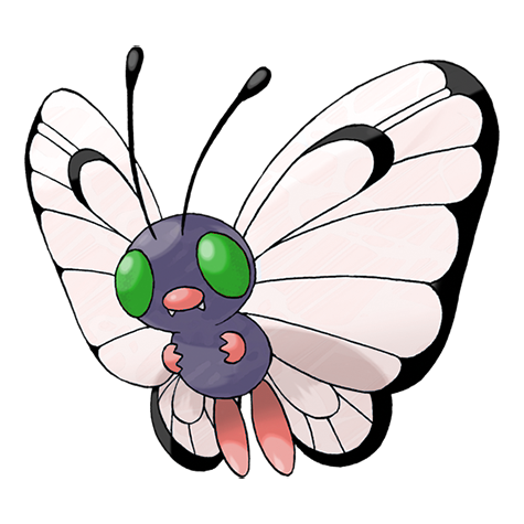 Butterfree Shiny palette