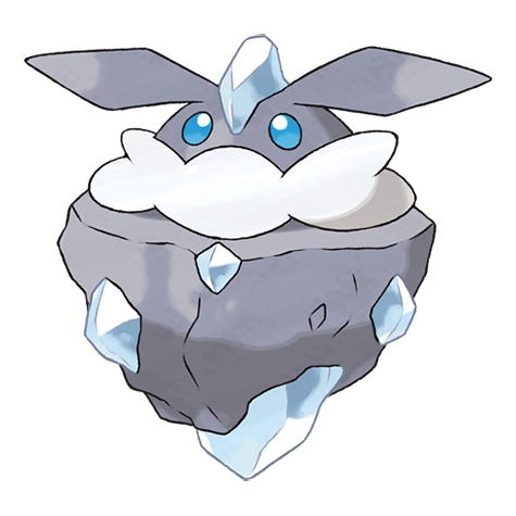 Official Carbink artwork - cute Carbink Pokémon card collector guide