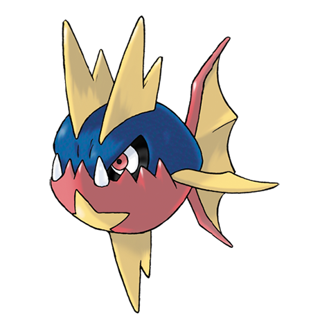 Official Carvanha artwork - cute Carvanha Pokémon card collector guide