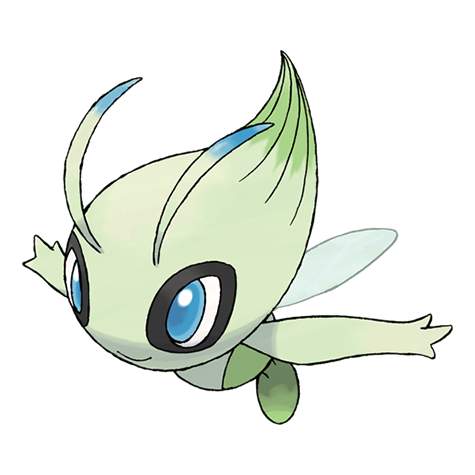 Official Celebi artwork - cute Celebi Pokémon card collector guide