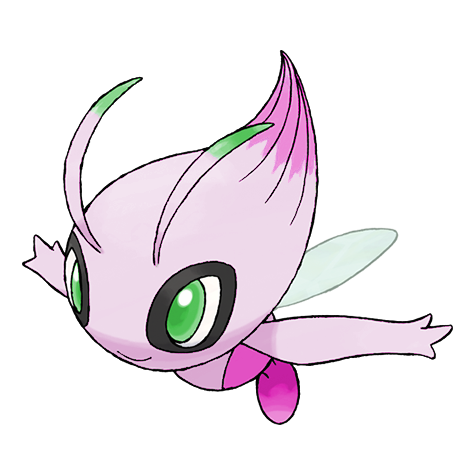 Celebi Shiny palette