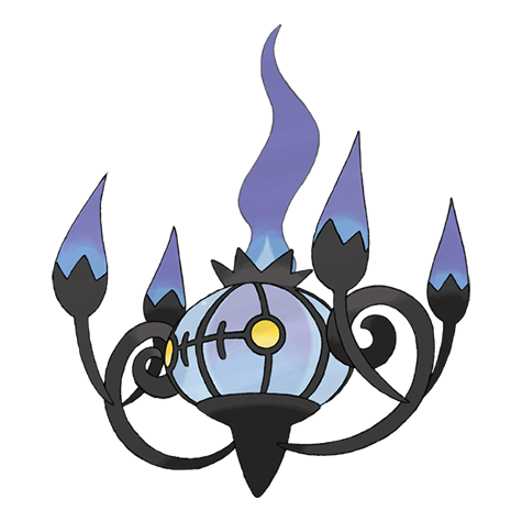 Chandelure Official artwork