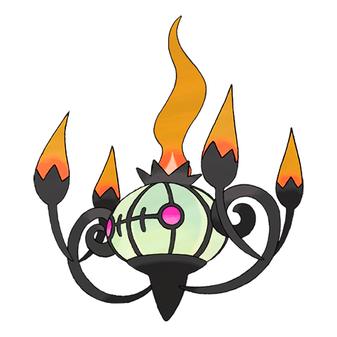 Chandelure Shiny palette