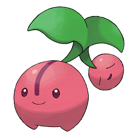 Official Cherubi artwork - cute Cherubi Pokémon card collector guide