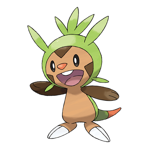 Official Chespin artwork - cute Chespin Pokémon card collector guide