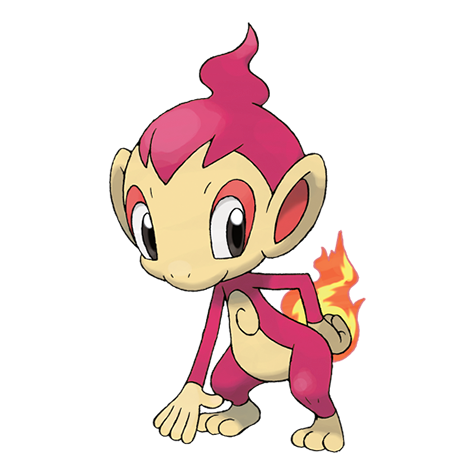 Chimchar Shiny palette