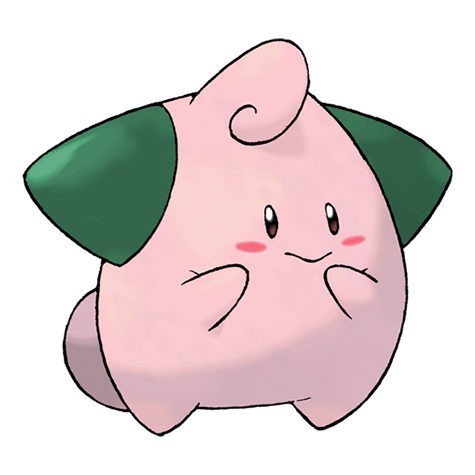 Cleffa Shiny palette