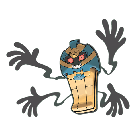 Official Cofagrigus artwork - cute Cofagrigus Pokémon card collector guide