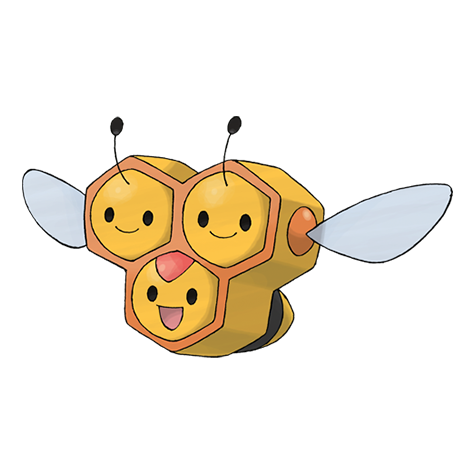 Official Combee artwork - cute Combee Pokémon card collector guide