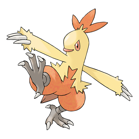 Official Combusken artwork - cute Combusken Pokémon card collector guide