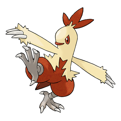 Combusken Shiny palette