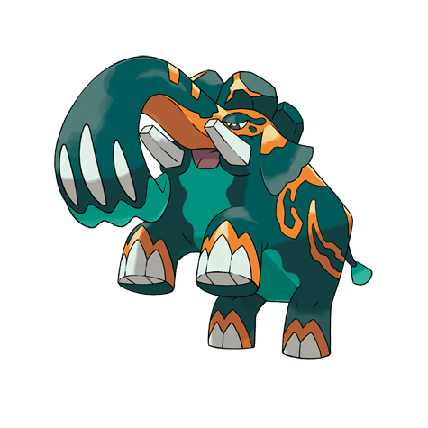 Official Copperajah artwork - cute Copperajah Pokémon card collector guide