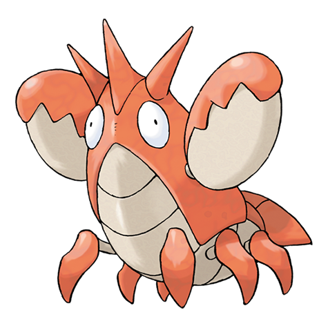 Official Corphish artwork - cute Corphish Pokémon card collector guide