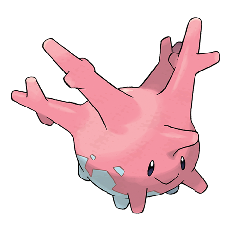 Official Corsola artwork - cute Corsola Pokémon card collector guide