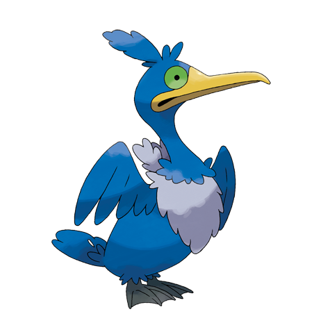 Official Cramorant artwork - cute Cramorant Pokémon card collector guide