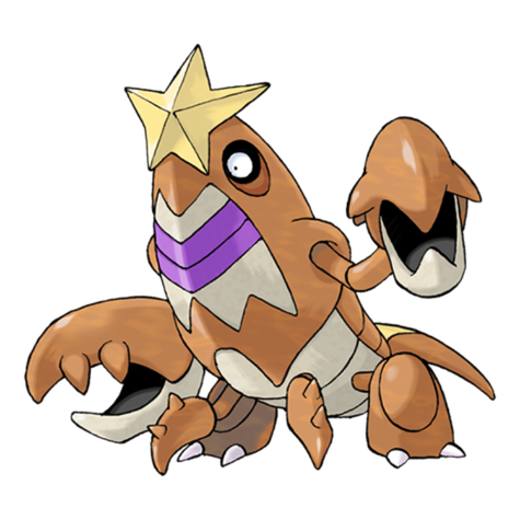 Crawdaunt Shiny palette