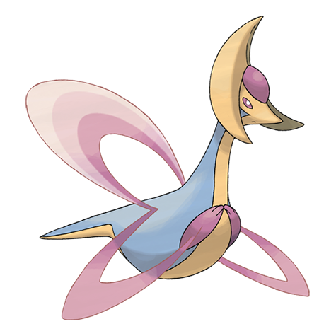 Official Cresselia artwork - cute Cresselia Pokémon card collector guide