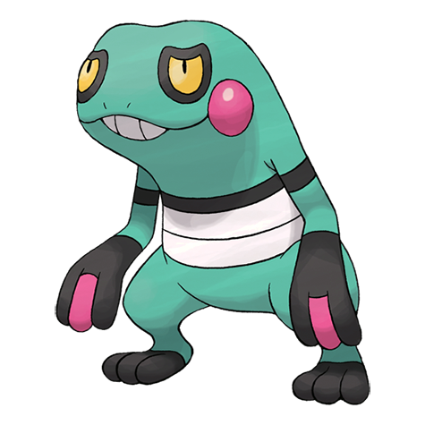 Croagunk Shiny palette