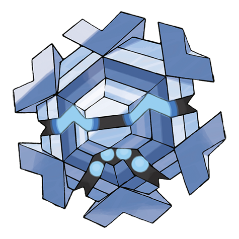 Official Cryogonal artwork - cute Cryogonal Pokémon card collector guide