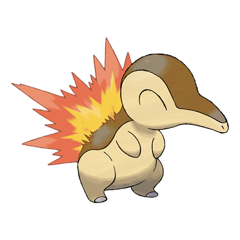 Cyndaquil Shiny palette