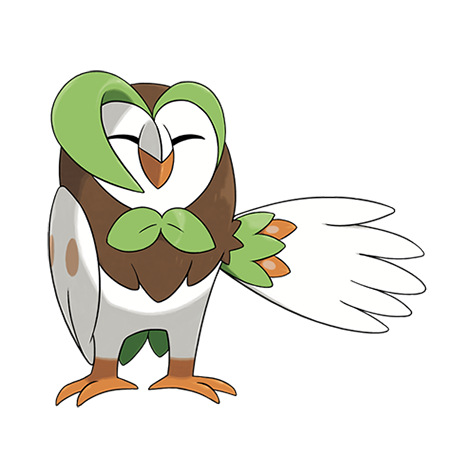 Official Dartrix artwork - cute Dartrix Pokémon card collector guide