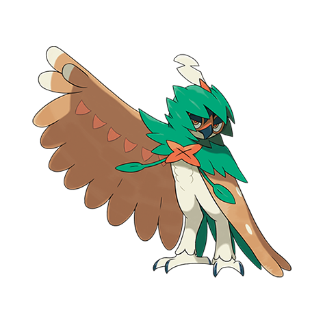 Official Decidueye artwork - cute Decidueye Pokémon card collector guide