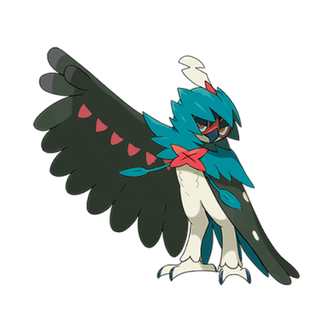 Decidueye Shiny palette