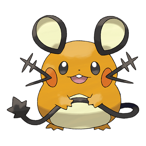 Official Dedenne artwork - cute Dedenne Pokémon card collector guide