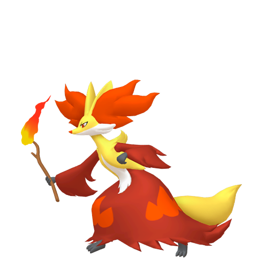 Delphox HOME render
