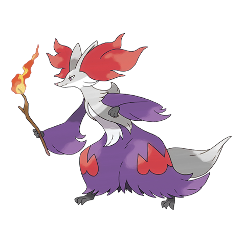 Delphox Shiny palette