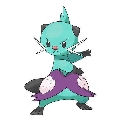 Dewott Shiny palette