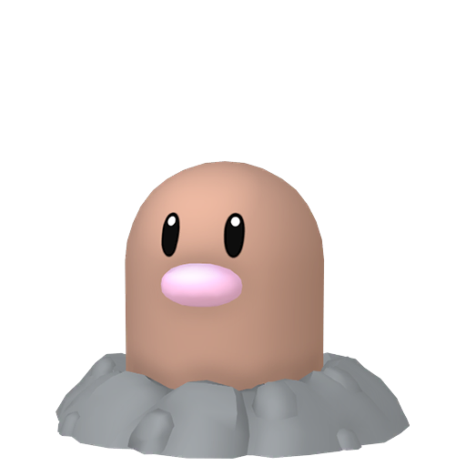 Diglett HOME render
