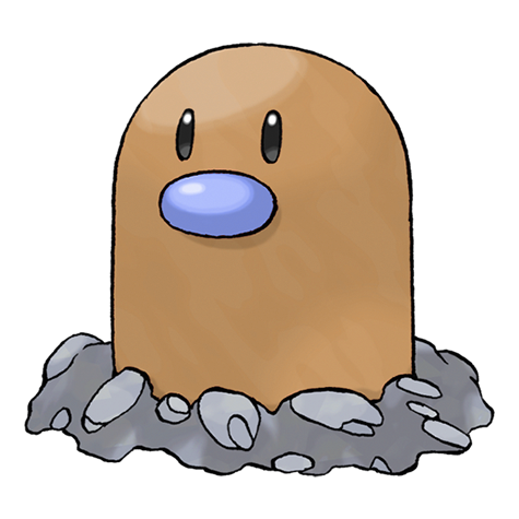 Diglett Shiny palette