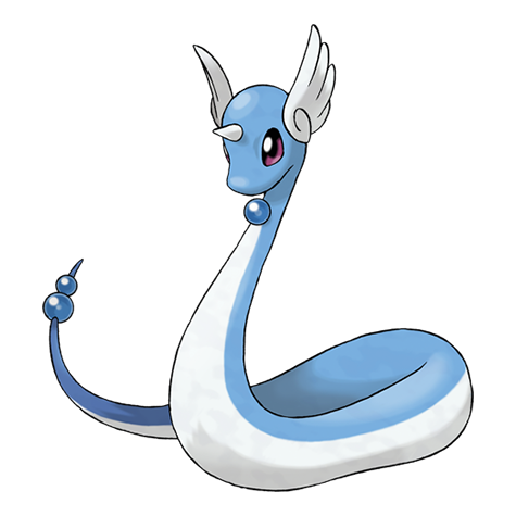 Official Dragonair artwork - cute Dragonair Pokémon card collector guide