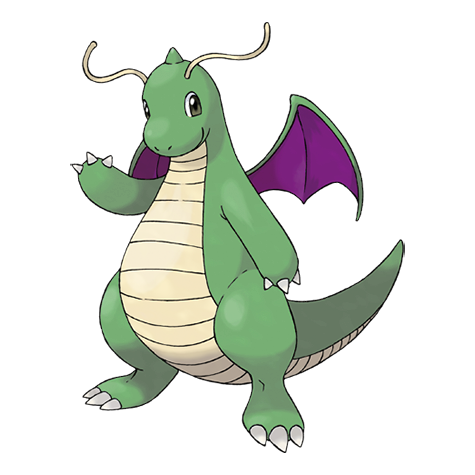 Dragonite Shiny palette